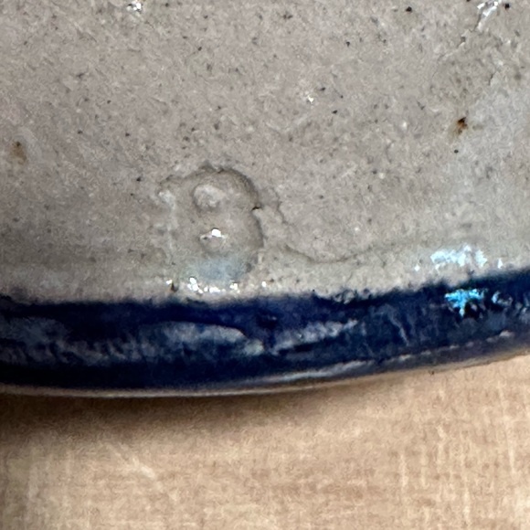 VTG Phillipsburg Salt Glaze Signed Art Pottery Pitcher Stoneware Signed 1997 - Picture 3 of 6